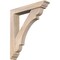 Ekena Millwork Olympic Traditional Smooth Bracket w/ Offset Brace, Douglas Fir, 5 1/2"W x 30"D x 34"H BKT0604X30X34OLY01SDF - alternate 1